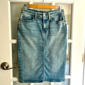 Ralph Lauren Denim midi Skirt